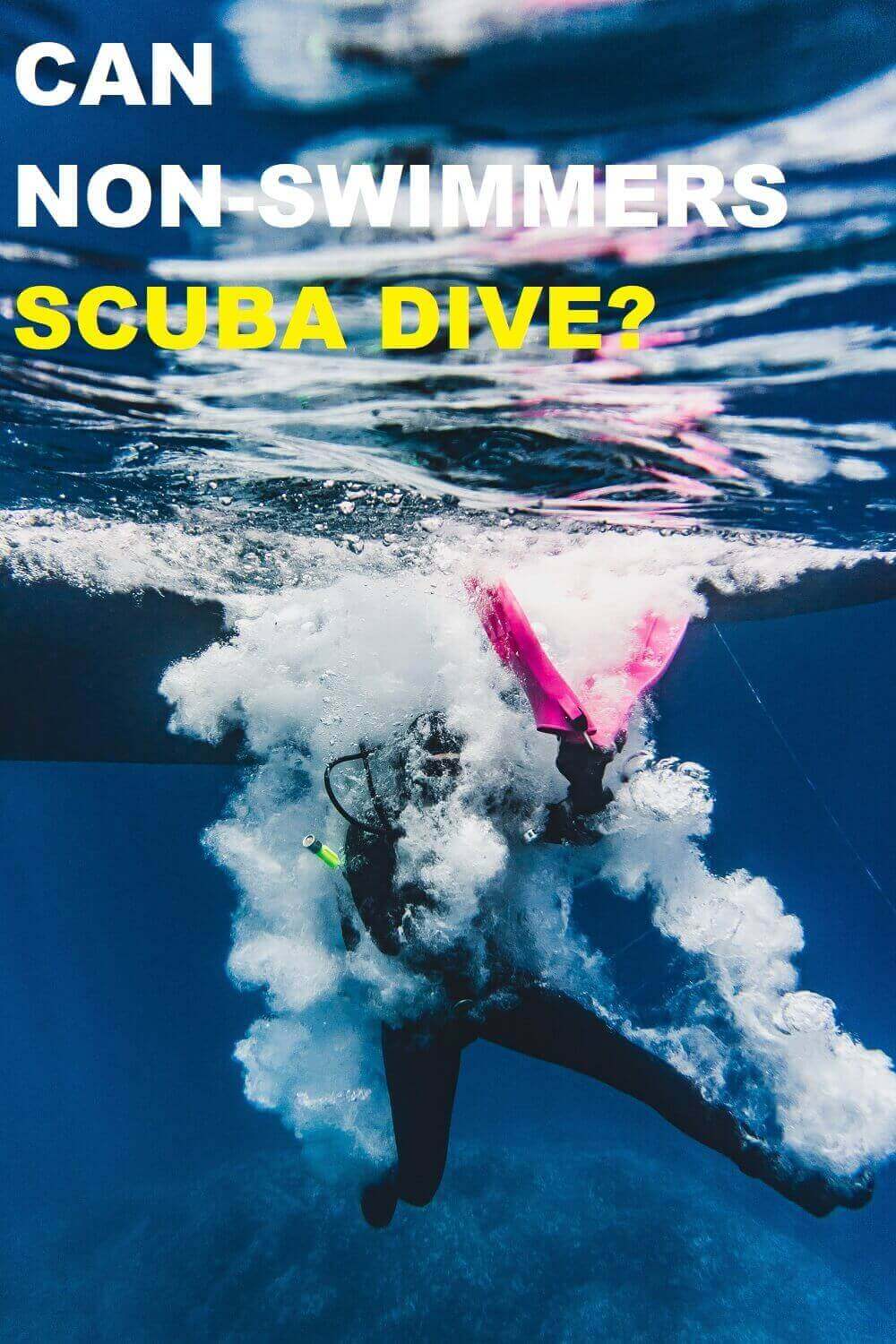 can non swimmers do scuba diving