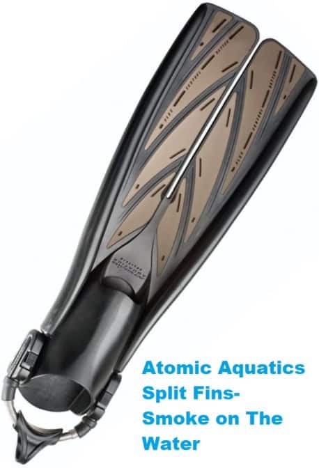 Atomic Aquatics Split Fins for wide feet