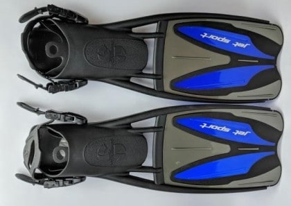 black and blue Scubapro Unisex Jet Sport